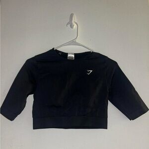 Black Gymshark Top  – Size Small